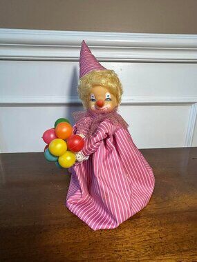 Clown bottle doll